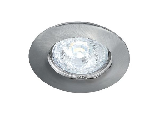 [ARI4882] Disk - encastré gu10, rond, fixe, nickel, lampe non incl.,conx°s/outil - 4882