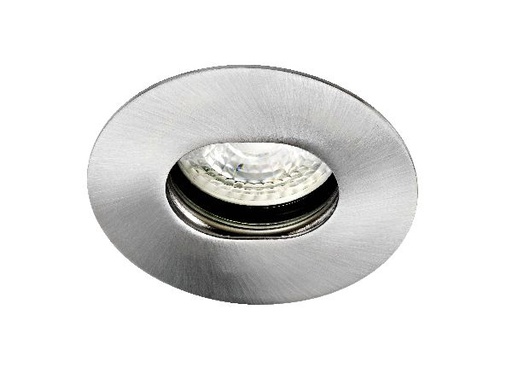 [ARI50214] Zeta - enc.gu5,3, ip20/65, cl.2, vol.1, rond, nickel, lpe led 8w 4000k - 50214