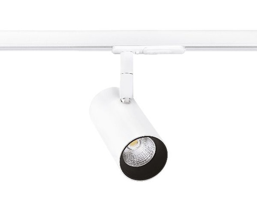 [ARI50466] Elma - proj. rail 1 all.029, blanc, angle 36°, led intég. 7,5w 3000k 5 - 50466