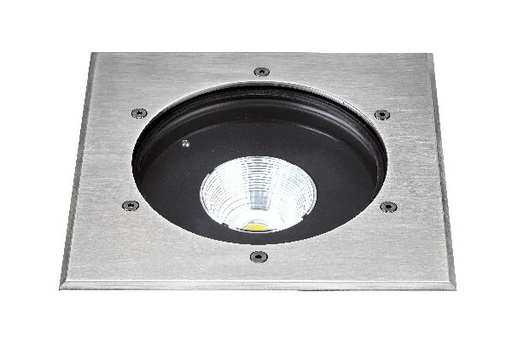 [ARI50644] Tecnisol 200 - enc.sol ext. ip67 ik10, carré, inox, led 20w 60° 3000k - 50644