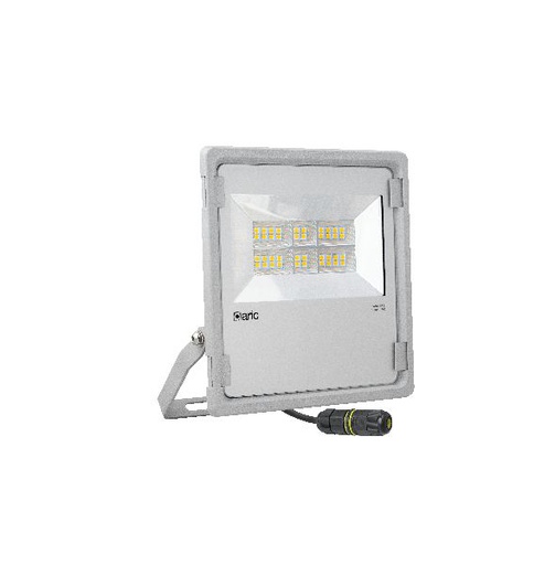 [ARI50838] Twister 3 - proj. ext. ip65 ik08, gris, 90° led intégré 100w 4000k 130 - 50838