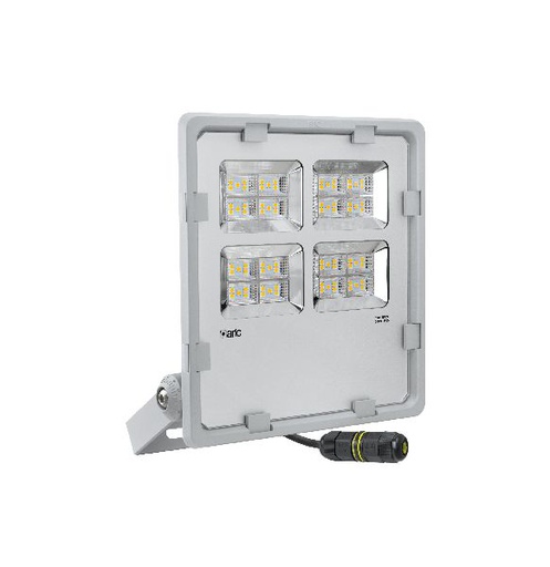 [ARI50976] Twister 3 - proj. ext. ip65 ik08, gris, 90°, led intégré 200w 3000k 25000lm - 50975