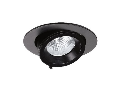 [ARI51250] Randy 1 - downlight rond, orientable, noir, 50°, led intég 14,4w 3000k 1300lm - 51249