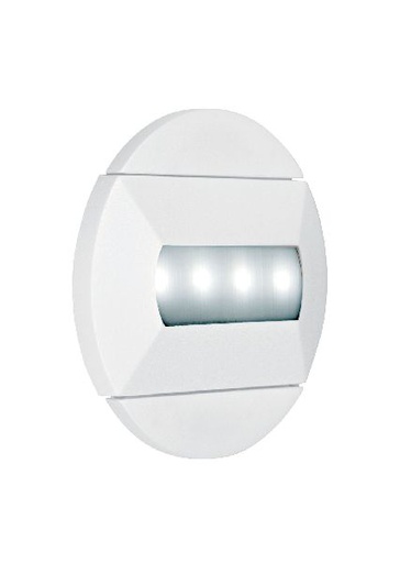 [ARI5243] Baliz - encastré mur rond, fixe, blanc, led intég. 0,46w 4200k 37lm - 5243
