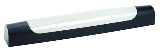 [ARI53083] Maud sym 01- réglette ip44 ik07 vol.2 a/inter led intég. 6w 2700k 600lm, noire - 53082