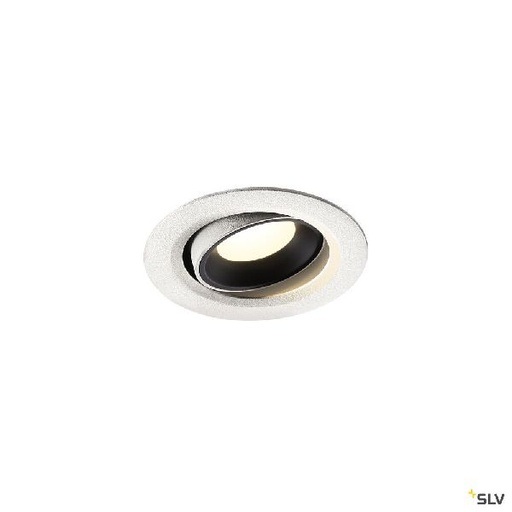 [DC1005606] NUMINOS® MOVE XS, encastré plafond orientable, 55°, blanc/noir, LED, 7W, 4000K 1005606