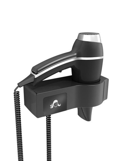 [JVD8221178] Sèche-Cheveux ALTEO Noir + support base - JVD 8221178