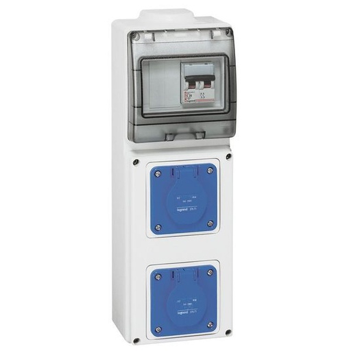 [LEG058931] Coffret Multprise Avec Disjoncteurs 2Pc Nfc legrand 058931