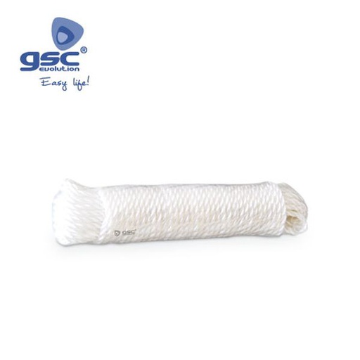 [GC002702544] Corde à linge filaire 25M - Blanche | 002702544