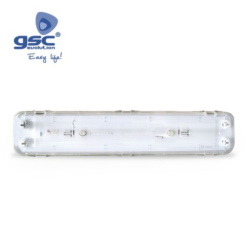 [GC000701163] Applique IP65 tube fluorescent 2x18W | 000701163