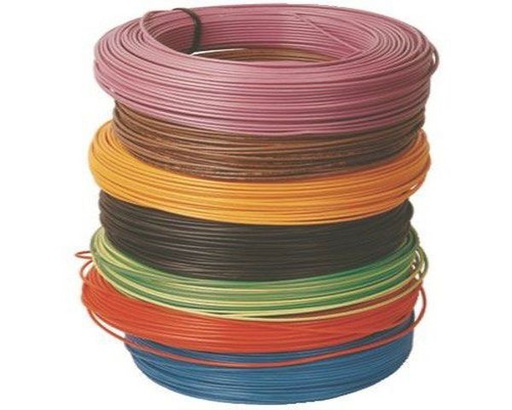 [ORFL1992] Fil de cablage rigide bleu 8/10em 1x0,5mm2 pour fluorescent 100m