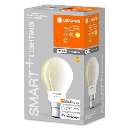 [OSR609891] Ledvance Smart+ WF CL A60 FIL dim 827 B22D - 609891
