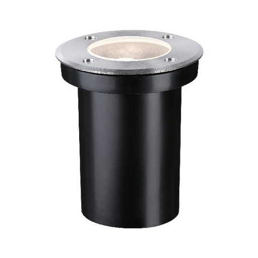[PAU94390] Extérieur 230V ENC Floor GU10 IP65 rd D105mm Acier inoxydable sans amp