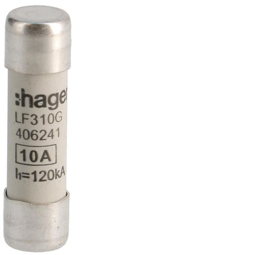 [HAG-LF310G] Cartouche Fusible cylindrique 10x38mm gG 10A 500V AC 120kA LF310G