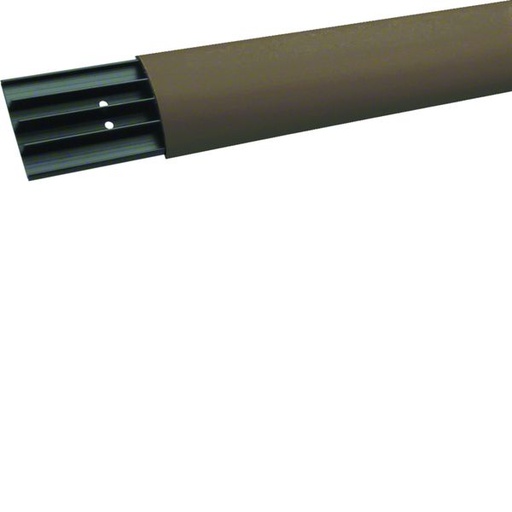 [HAG-SL1807508014] Goulotte passage de plancher officea PVC rigide h 18 x l75 RAL 8014 marron SL1807508014