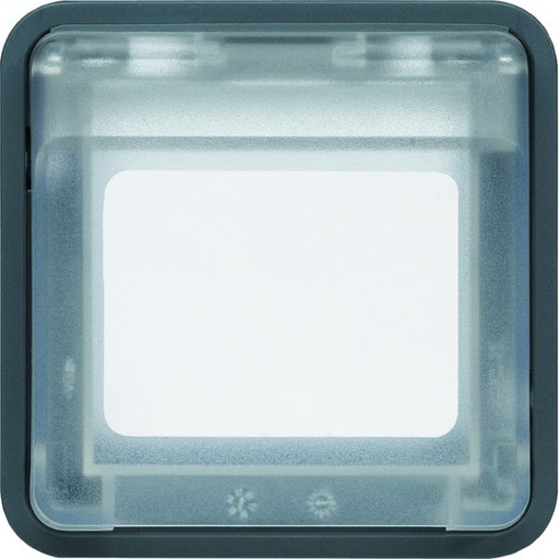 [HAG-WNA450] Support adaptateur pour mécanisme gallery Cubyko étanche IP55 gris associable WNA450