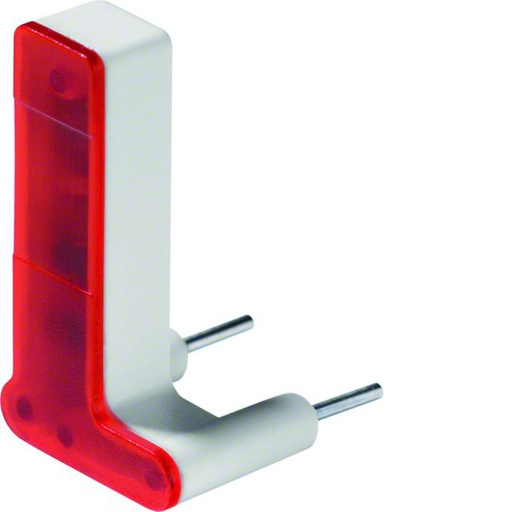 [HAG-WUZ691] cubyko lampe enfichage pour témoin forme &quot;L&quot; 250V rouge WUZ691
