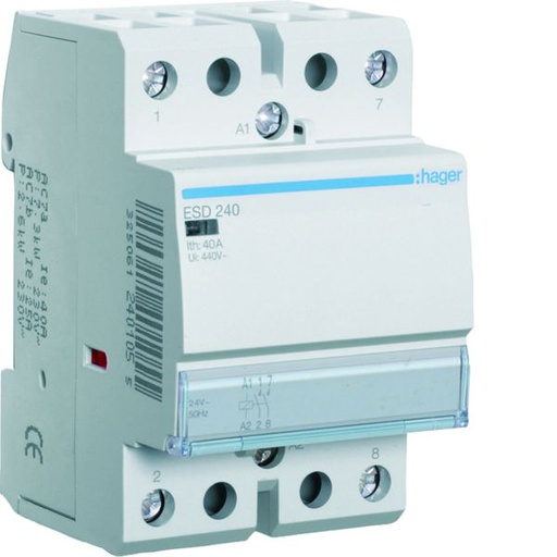 [HAG-ESD240] Contacteur 40A, 2F, 24V ESD240