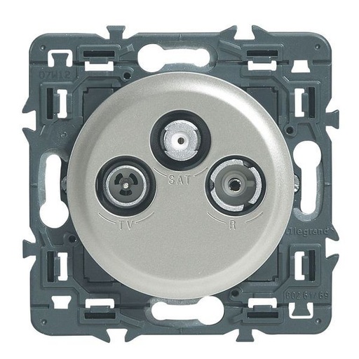 [LEG099768] Prise Tv/Rd/Sat (Male/Femelle 9,52/&quot;F&quot;) Diy Composable N3 legrand 099768