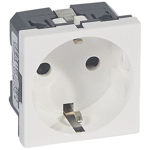 [LEG078702] Prise 2P+T Schuko Bornes A Vis Anti-Bact Erien legrand 078702