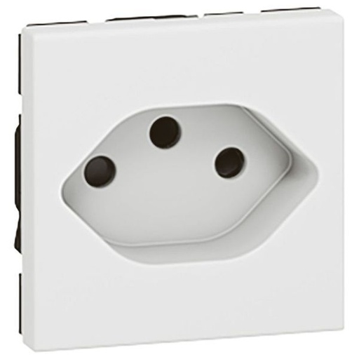 [LEG077506] Prise De Courant 2P+T Type 13 Standard Suisse Mosaic 2 Modul legrand 077506