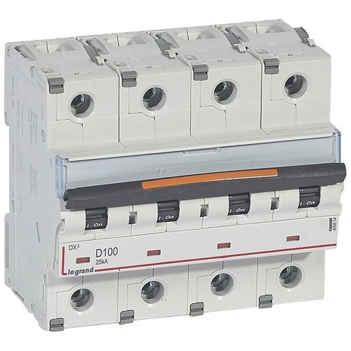 [LEG409854] Dx3 Disjoncteur 4P D100 25Ka legrand 409854