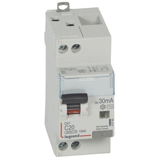 [LEG410786] Disj. Diff Monobloc Dx³6000 10Ka Arrivées Haut/Départ Bas Vi legrand 410786