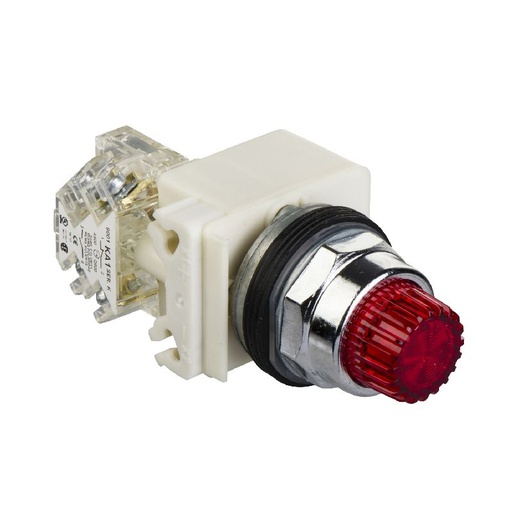[SCH9001K2L35LRRH13] Harmony 9001K - bouton-pous. lum.- rouge - Ø30 - à 9001K2L35LRRH13