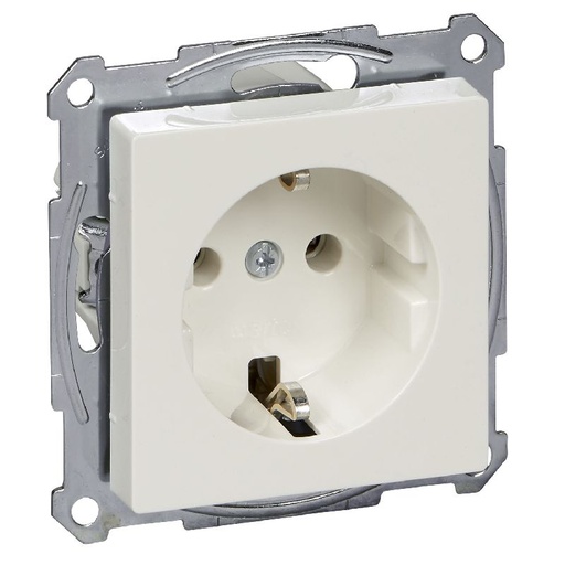 [SCHMTN2301-0319] System M - Prise courant 2 p terre s huko mp blanc MTN2301-0319