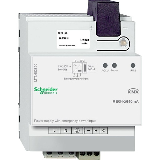 [SCHMTN683890] KNX - alimentation - 640mA avec entrée d'alimentat MTN683890