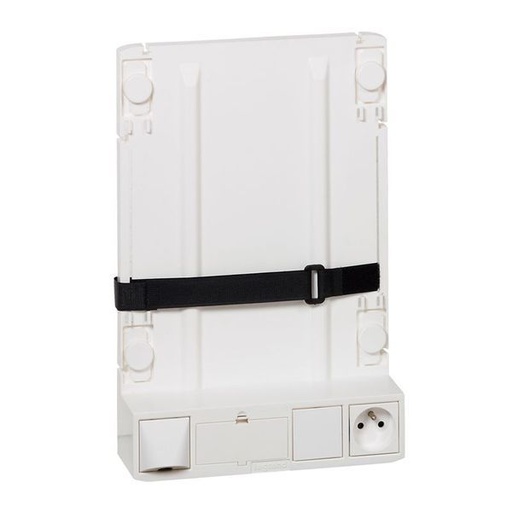 [LEG413149] Support Box Opérateur Adsl/Fibre Avec 1X2P+T + 4 Cordons De legrand 413149