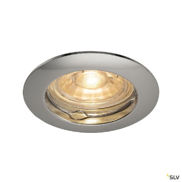 PIKA, encastré de plafond intérieur, rond, fixe, chrome, GU10/QPAR51, 50W max 1000715