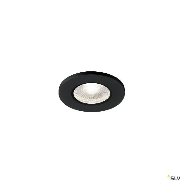 KAMUELA ECO, encastré, noir, LED 6,5W 4000K, 38°, variable, IP65 1001017