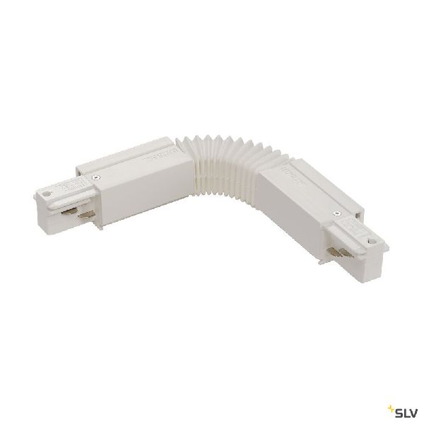 EUTRAC®, connecteur flex, intérieur, pour rail 3 allumages en saillie, blanc 1001524