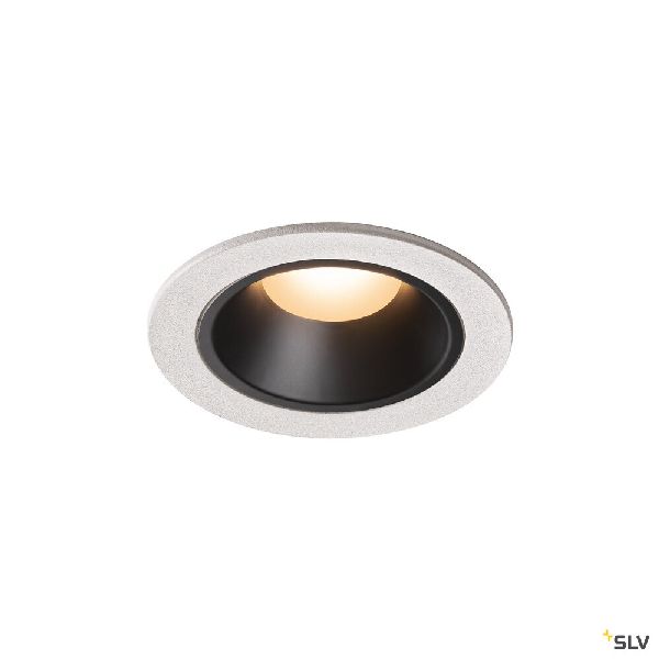 NUMINOS® S, encastré de plafond, 20°, blanc/noir, LED, 8,6W, 2700K, IP20/IP44 1003781