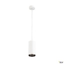 NUMINOS® L, suspension, 24°, blanc/noir, LED, 28W, 4000K, variable Dali 1004646