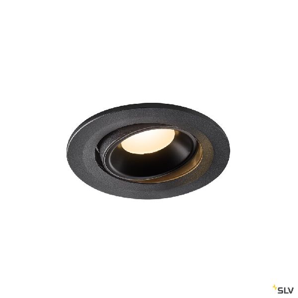NUMINOS® MOVE S, encastré plafond orientable, 55°, noir, LED, 8,6W, 3000K 1005343