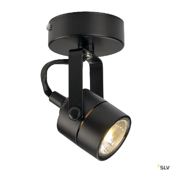 SPOT 79, applique et plafonnier intérieur, noir, GU10/QPAR51, 50W max 132020