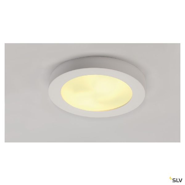 PLASTRA 105, plafonnier intérieur, blanc, E27, 2x 25W max, plâtre 148001