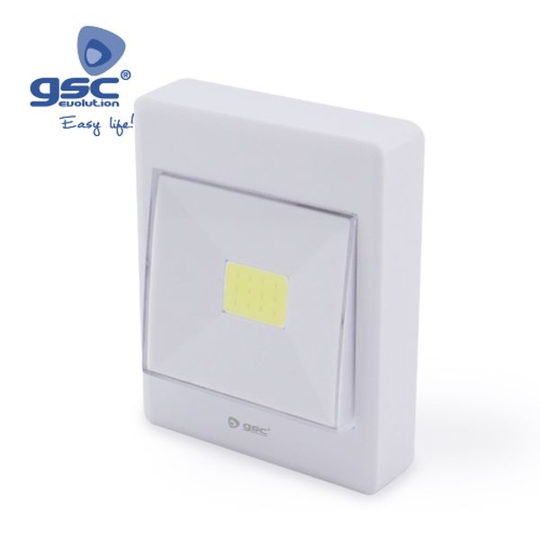 Interrupteur LED COB 3 piles R3 (AAA) blister | 001303218