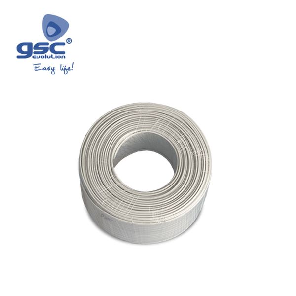 Rouleau de 100M 4 câbles OD 3.6mm - Blanc | 002600962