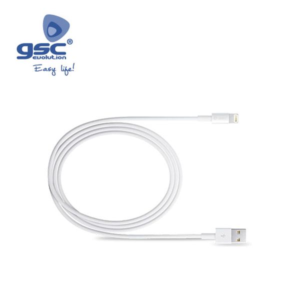 Connexion mâle pour Iphone 5/6 - 1M - Blanco | 001401649