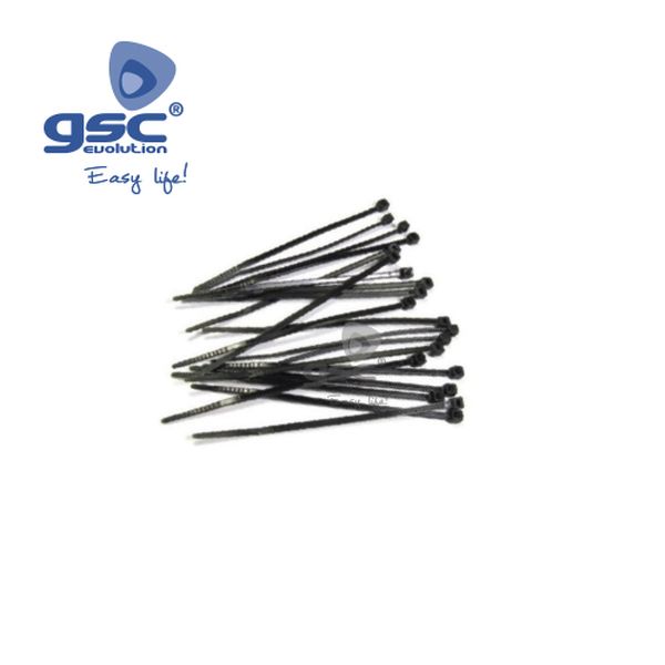 Pack 25 serres-cables 300x4.8mm Noir | 000901325