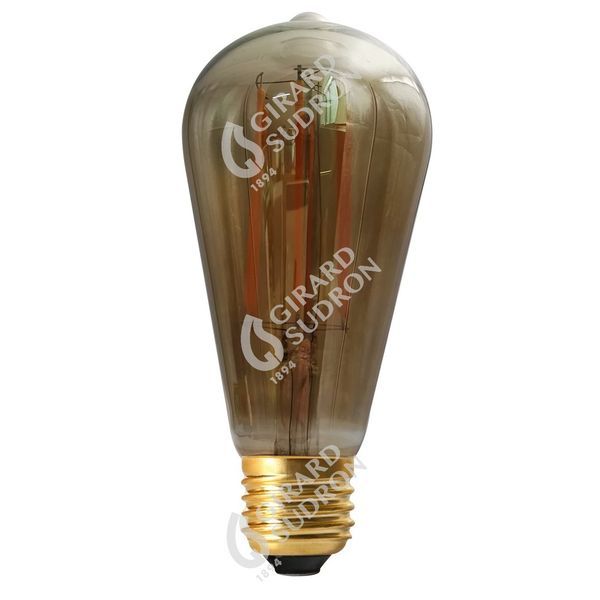 Edison filament led 4w e27 2100k 200lm dim. smoky 715980