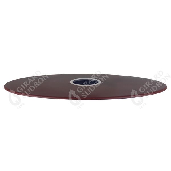 Abat-jour mtal disque ø300mm rouge grenat 300504