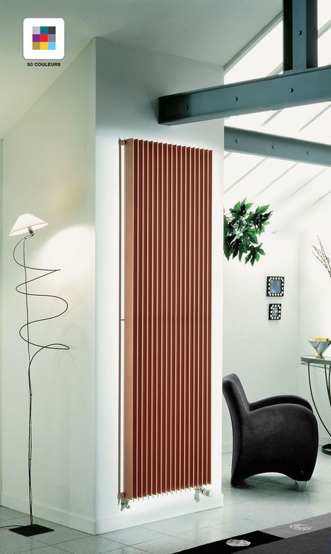 Acova - Clarian EC V simple, Blanc RAL 9016, 1090W, H 1800 mm / L 40 - RX04-180-040