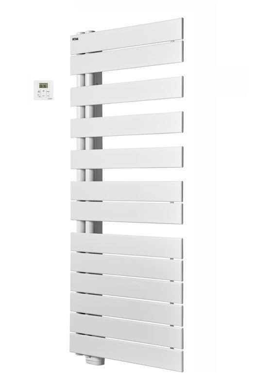 Acova - Fassane Spa Twist EL gauche, cde RF, Blanc RAL 9016, 750W, H - TFLT075-055/GF