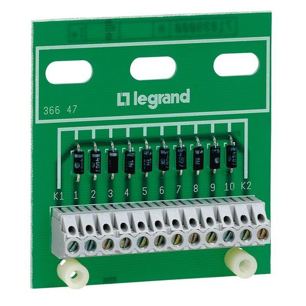 Platine 10 Diodes legrand 036647