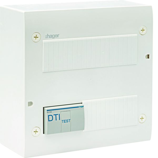 Coffret de communication eco 4xrj45 Hager TN305