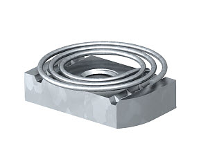 Ecrou coulisseau à ressort MS41SNF M8 F 1147310